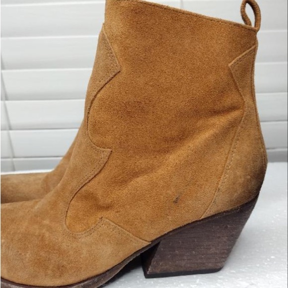GOLO Lasso Western Revival Boho Suede Snip Toe Ankle Boots - Picture 8 of 16